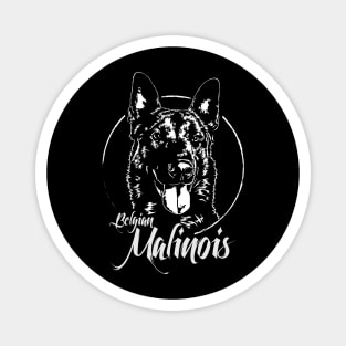 Belgian Malinois dog portrait Magnet